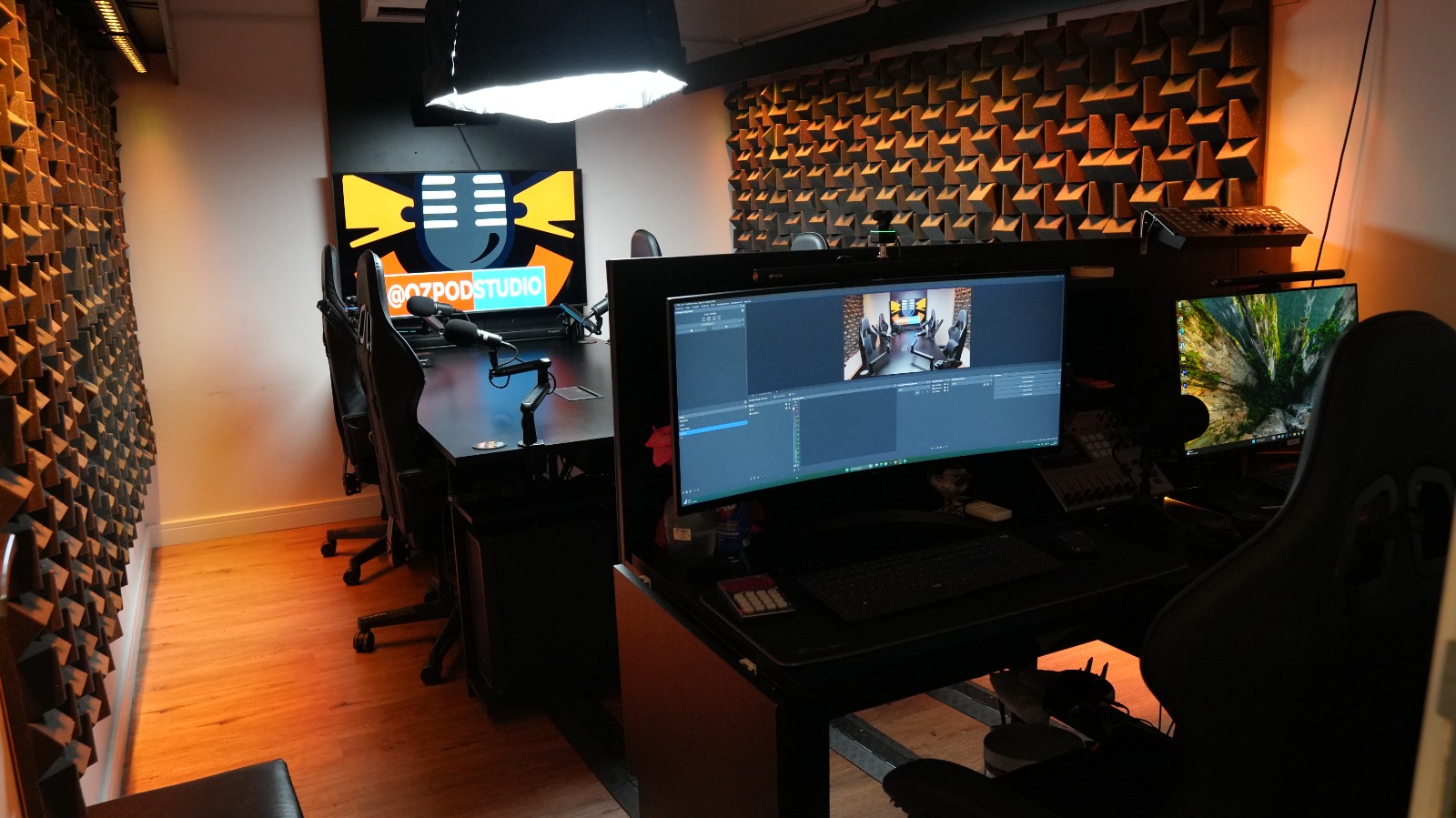 OzPodStudio — Sala de gravação